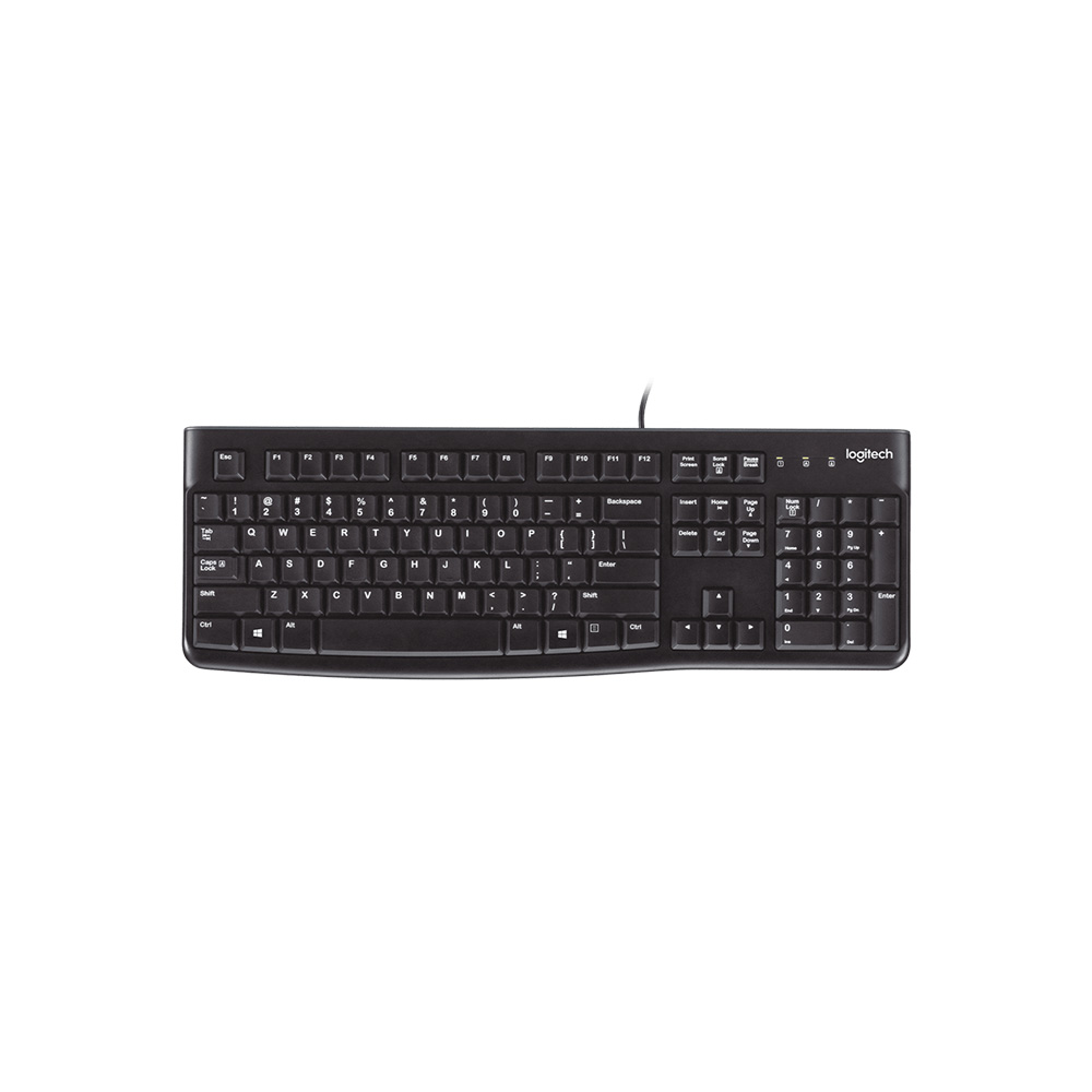 Logitech K120 Teclado USB Teclas Cóncavas