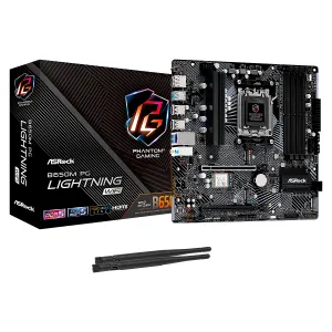 ASROCK B650M Phantom Gaming Lightning AM5 Ryzen 7000 4x DDR5 PCIe 4.0 M.2 mATX