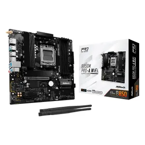 Mainboard ASRock B850M Pro-A WiFi AM5 2xDDR5 HDMI DP USB 3.2 4xM.2 PCIe 5.0 Micro-ATX