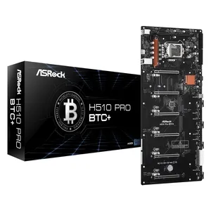 Mainboard ASRock H510 Pro BTC+ LGA1200 DDR4 HDMI 6xPCIe 3.0 M.2 2xUSB 3.2 Minería