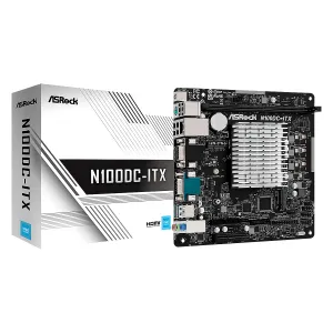 Mainboard ASRock N100DC-ITX Intel Quad-Core N100 DDR4 2xSATA3 Intel Turbo Boost Mini-ITX