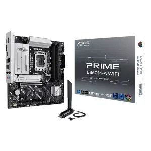 ASUS Prime B860-A Gaming WiFi Intel Core Ultra DDR5-8666 MHz BT DP HDMI 2x M.2 PCIe 5.0 Micro-ATX