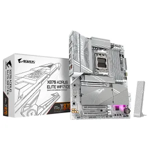 Mainboard Gigabyte X870 Aorus Elite X3D Ice WiFi 7 AMD AM5 Ryzen 7000-9000 4xDDR5 HDMI 4xM.2 10xUSB PCIe 5.0 ATX