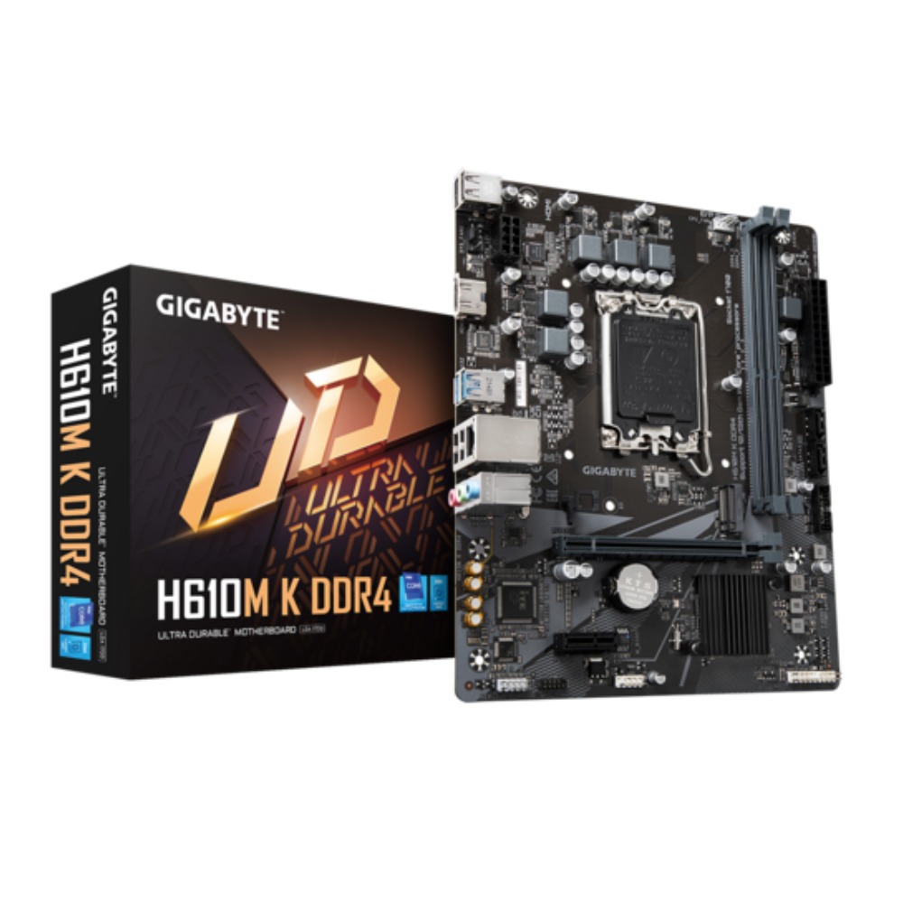 Mainboard Gigabyte H610M K DDR4 LGA1700 2 slots HDMI mATX