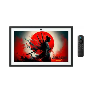 Smart Display Amazon Echo Show 15 Full-HD 15.6 Pulgadas con Fire TV y Alexa Control Remoto Negro