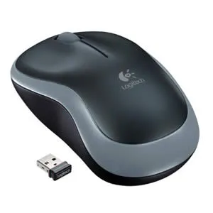 Mouse Logitech M185 Wireless USB Plug And Play Negro-Plateado
