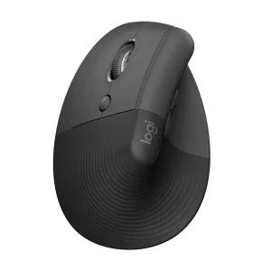 Logitech Lift Left Mouse Vertical Ergonómico Para Zurdos Negro