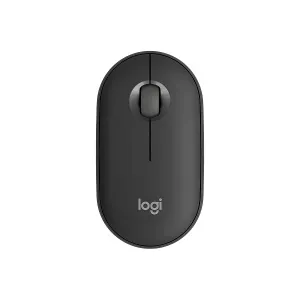 Mouse Logitech M350s Pebble 2 Grafito Silencioso Minimalista Bluetooth Multidispositivo 4000DPI