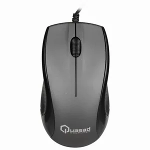 Mouse Quasad Computer QM-703U 3D Alámbrico 1.5 Metros Gris