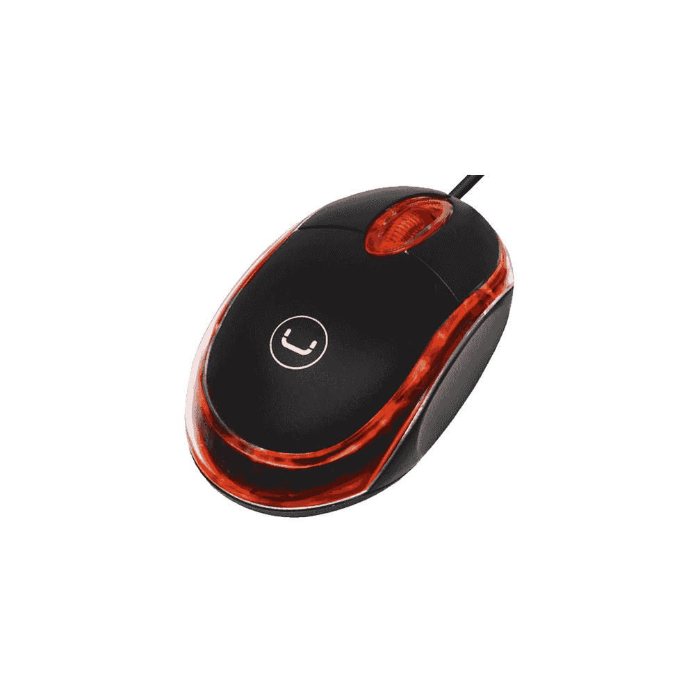 Mouse Unno Tekno MS6501BK Trans USB 2.0 Negro