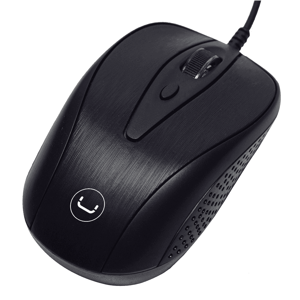 Mouse Unno Tekno MS6513BK Trek USB 2.0 Negro