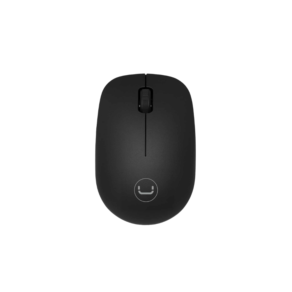 Mouse Unno Tekno Curve Inalámbrico Negro