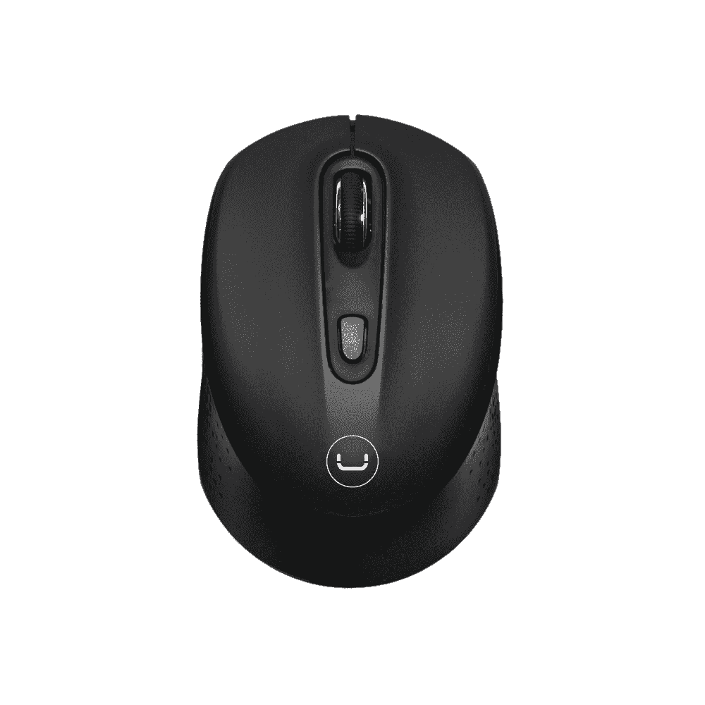 Mouse Unno Tekno Contour Inalámbrico Negro