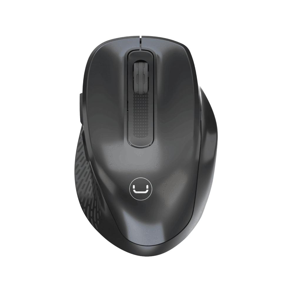 Mouse Unno Tekno MS6529BK Inalámbrico Bluetooth GlidePro Negro