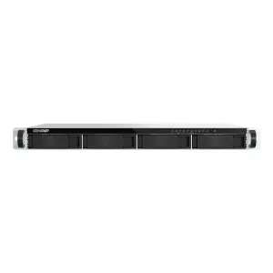 NAS QNAP 4Bay 3.5-2.5" SATA III Intel Atom 4-Core 8GB USB 3.2 NVMe RAID Rack