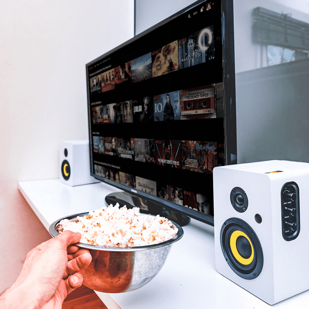 Parlante Thonet & Vander Vertrag Cinema 2.0 46W RMS Bluetooth Blanco