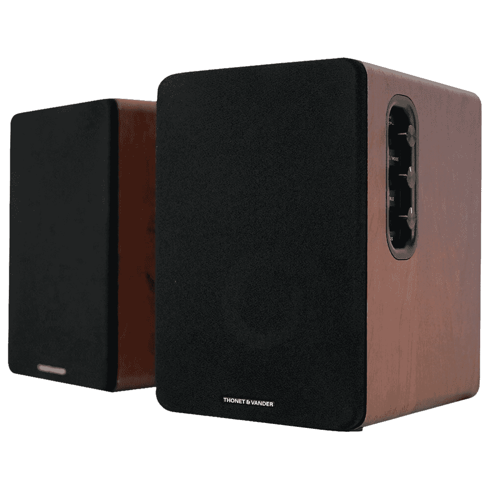 Parlante Thonet & Vander Vertrag Cinema 2.0 46W RMS Bluetooth Wood Skin