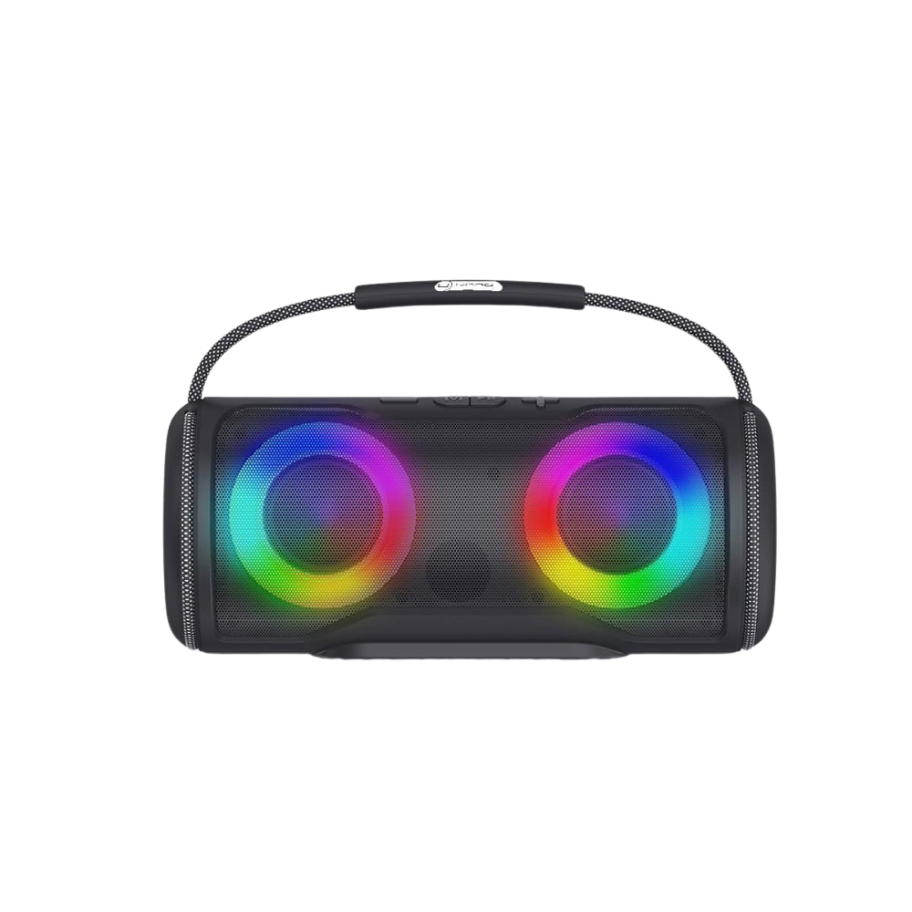 Parlante Unno Tekno SP9352BK Cannon+ TWS 16W Bluetooth Radio FM USB Micro SD RGB