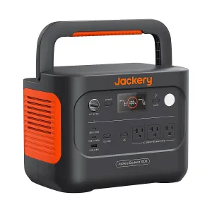 Estación de Energía Jackery Explorer 1000 v2 1070Wh LiFePO4 1500W AC 100W USB-C con Panel Solar Incluido