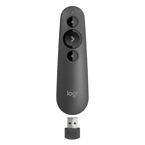 Puntero Presentador Logitech R500s Profesional Laser Doble Conectividad Bluetooth USB Negro