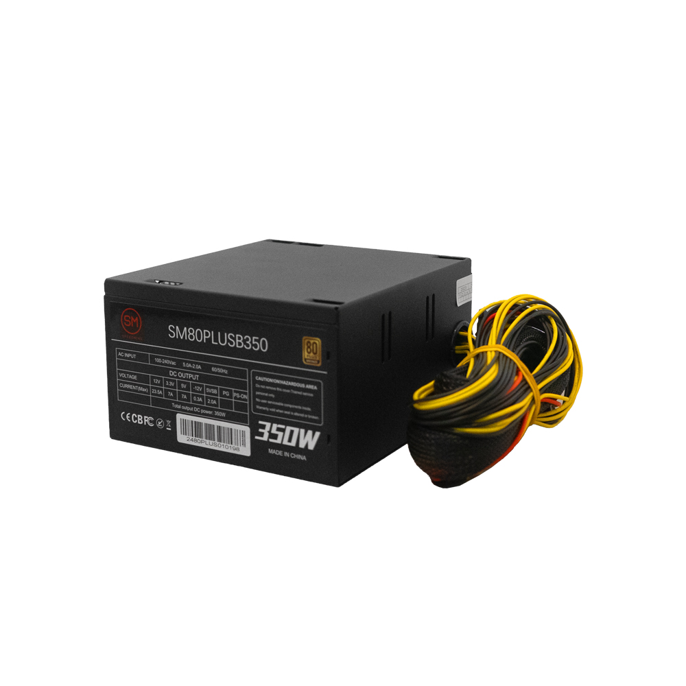 Fuente de Poder Speedmind 350Q ATX12V 350W 80 Plus Bronze Certificada