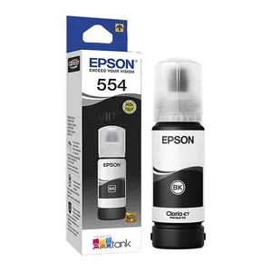 Insumo de Impresión Epson T554120 Botella de Tinta Negro para L8180 L8160