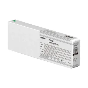 Cartucho de Tinta Epson T55K900 Singlepack Light Light Black UltraChrome HDX/HD 700ml para SureColor