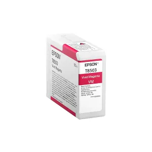 Cartucho Epson T85030N UltraChrome HD Vivid Magenta 80ml