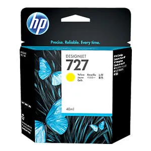 Cartucho de Tinta HP 727 Amarillo 40ml