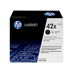Tóner HP Q5942X LaserJet Negro para 4250 / 4250TN / 4350N / 4350TN