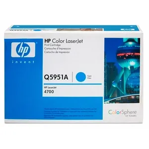 Tóner HP Q5951A LaserJet 4700 Cian