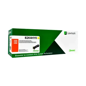 Tóner Lexmark Amarillo Alto Rendimiento 17K CX82X | CX860