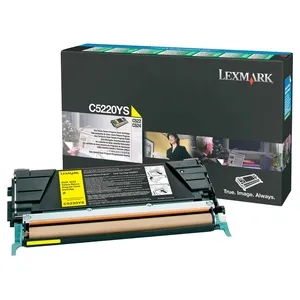 Tóner Lexmark C5220YS Amarillo 3K para C522-524-530-532-534