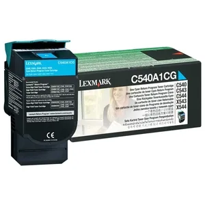 Tóner Lexmark C540A1CG Cian 1K para C540-543-544-546 | X543-544-546-548