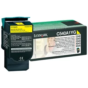 Tóner Lexmark C540A1YG Amarillo 1K para C540-543-544-546 | X543-544-546-548
