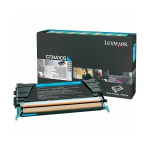 Tóner Lexmark C734A1CG Cian para C734-736 | X734-736-738