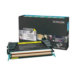 Tóner Lexmark C734A1YG Amarillo para C734-736 | X734-736-738