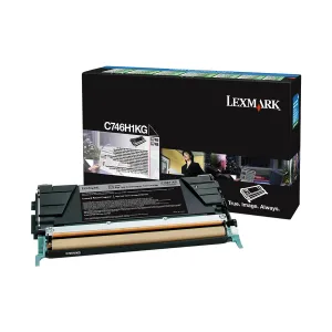 Tóner Lexmark C746H1KG Negro 12K para C746-C748