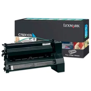 Tóner Lexmark C782X1CG Cian 15K para C782 | X782