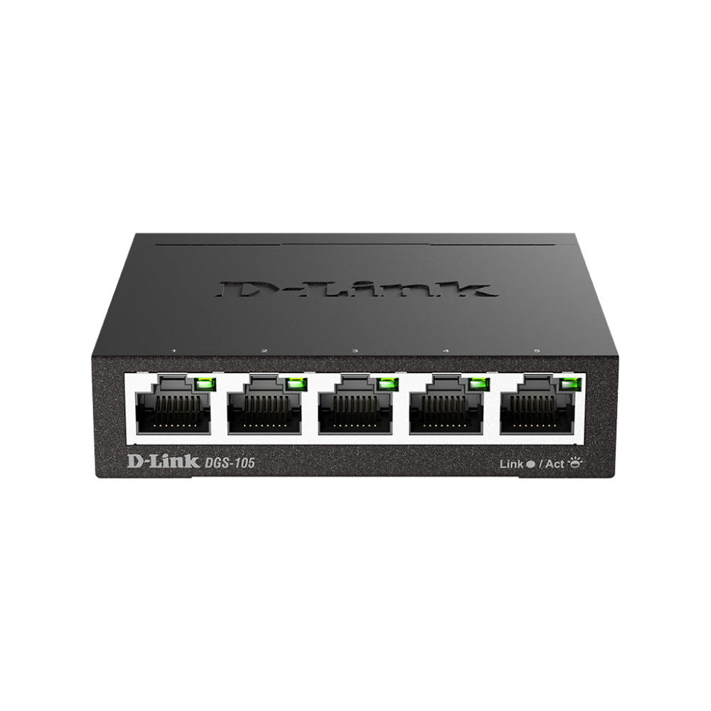 Switch D-Link DGS-105 5 Puertos 10/100/1000 Mbps