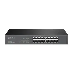 TP-Link TL-SG1016D Switch 16 Puertos Gigabit RJ45 10-100-1000Mbps Rack-Mountable