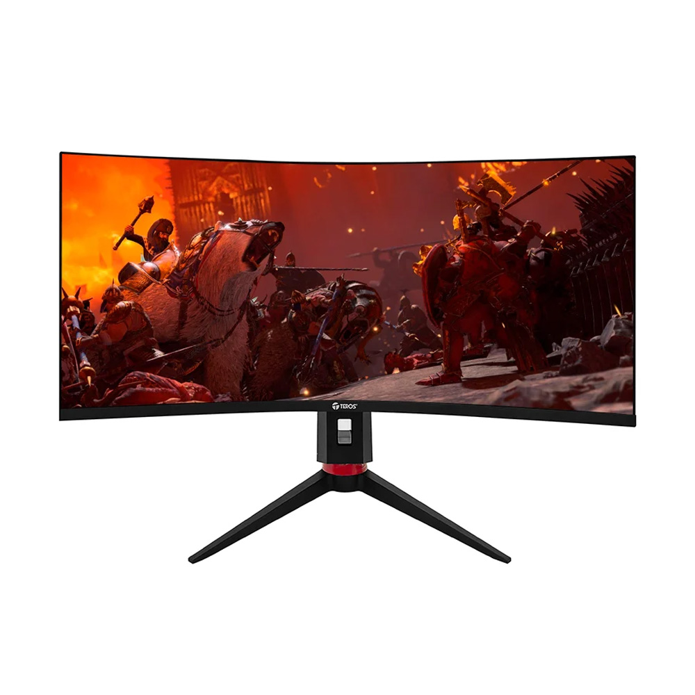 Monitor Teros TE-3412G 34 Pulgadas Gaming Curvo VA UWQHD 3440x1440 180Hz 1ms Audio Out HDMI DisplayPort