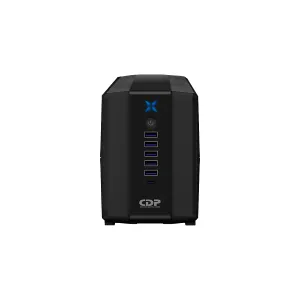 UPS Chicago Digital Power CDP R-UPR758 Interactivo 750VA 350W Entrada-Salida 110VAC 8 NEMA 5-15R