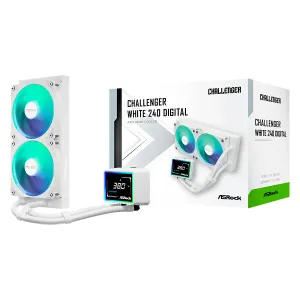 ASROCK Challenger 240 Digital ARGB Disipador Líquido Blanco