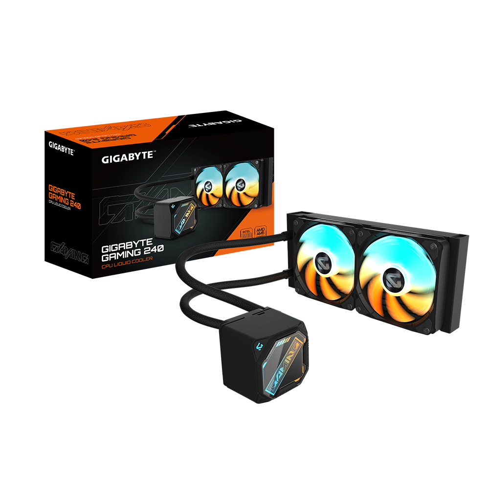 Disipador Líquido Gigabyte Gaming 240 ARGB Negro