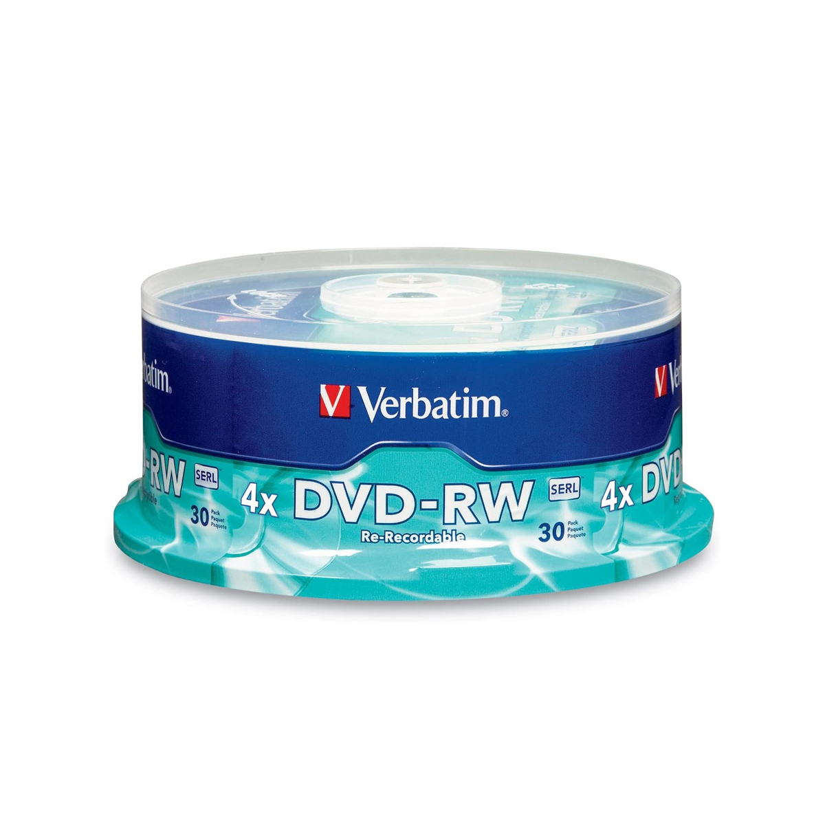 Insumo de Impresión Verbatim 95179 DVD-RW 4.7GB 4X Torre 30 Unidades
