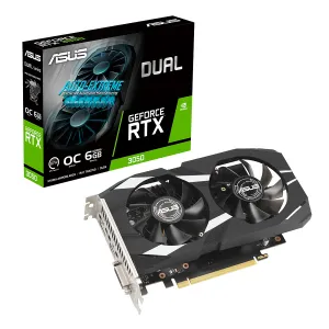 Tarjeta Gráfica ASUS Dual GeForce RTX 3050 OC 6GB GDDR6 96BITS DVI-D HDMI DP PCI Express 4.0