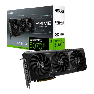 Tarjeta de Video ASUS Prime GeForce RTX 5070 Ti OC Edition 16GB GDDR6X 256-bit HDMI 3x DP 3 Ventiladores PCIe 5.0