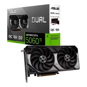 ASUS Dual GeForce RTX 5060Ti OC Edition 16GB GDDR7 128-bit HDMI 3DP 2 Ventiladores PCIe5.0