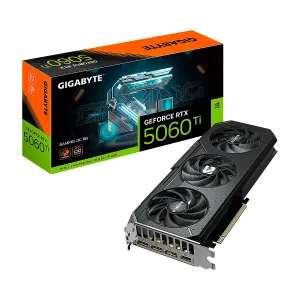 Tarjeta de Video Gigabyte GeForce RTX 5060 Ti Gaming OC 8GB GDDR7 128-bit HDMI 3xDP 3 Ventiladores PCIe 5.0